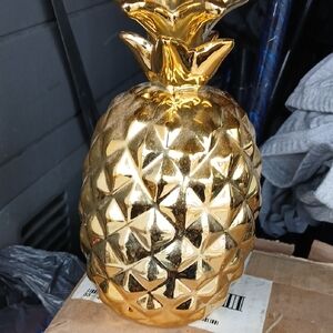 Gold Pineapple Decor